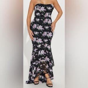 Fashion Nova Floral Maxi Dress